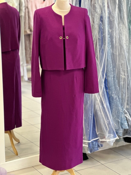 51026 - Magenta Dress and Jacket