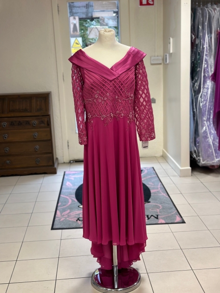 7G184 Fuschia Dress