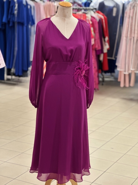 2927 Fuschia Dress