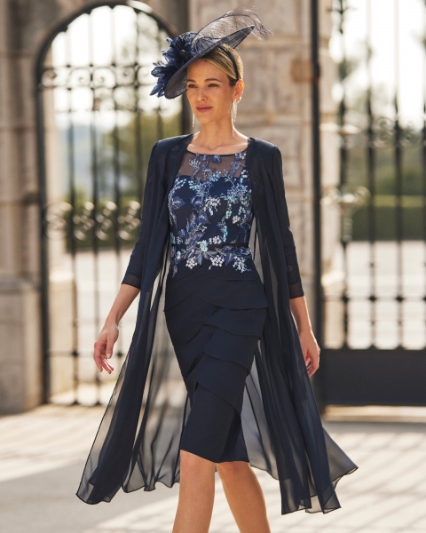 8G2A3 Navy Dress and Coat