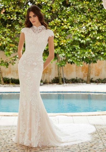 30121 Georgette Morilee Wedding Dress