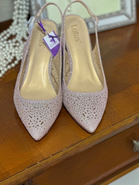 Lyla Shoe - Pink Textile